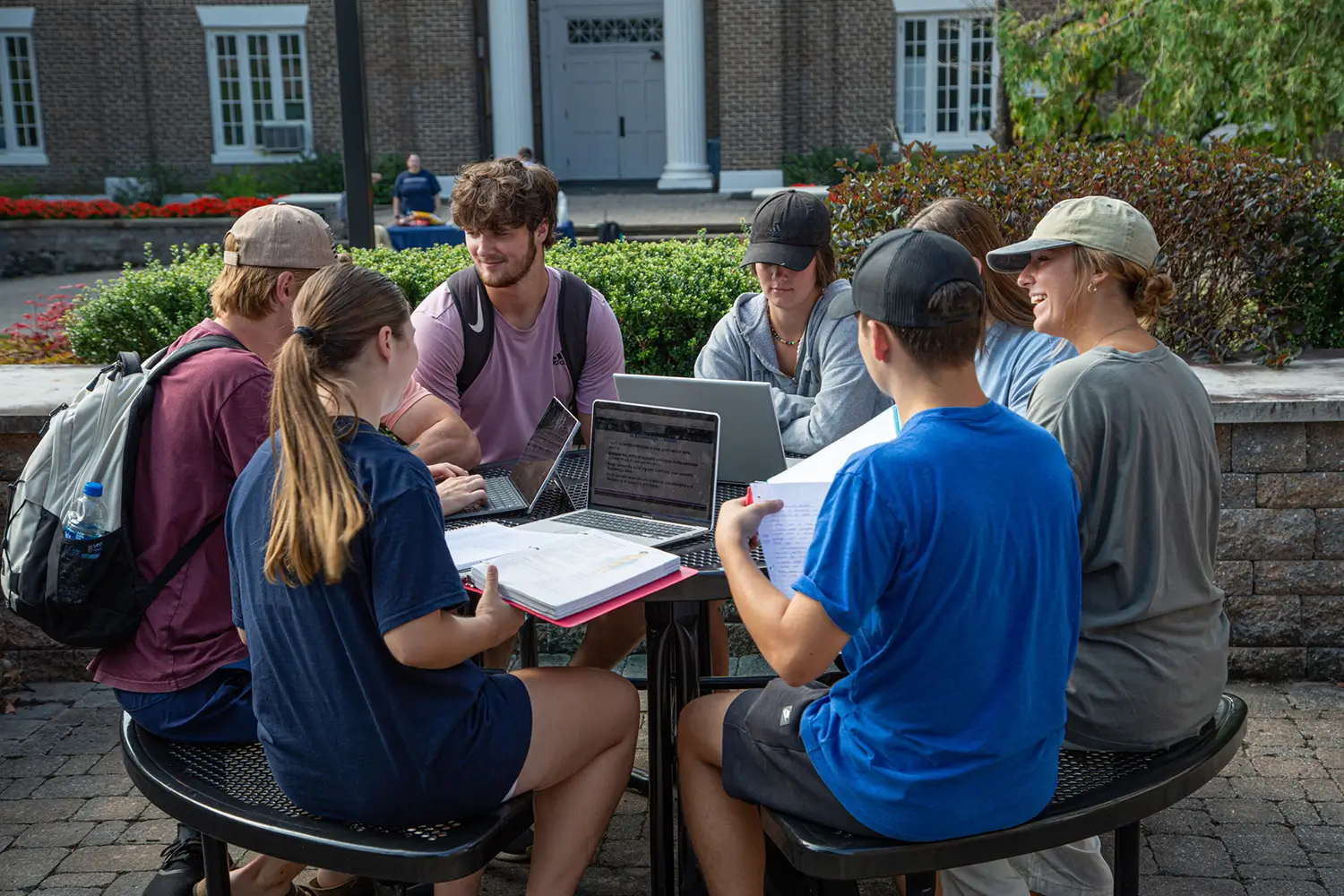 Students outside